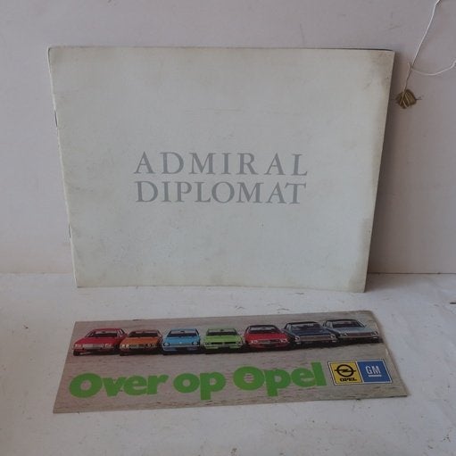 Opel Admiral & Diplomat folder 1973 origineel Nederlands, Ophalen of Verzenden, Gelezen, Opel