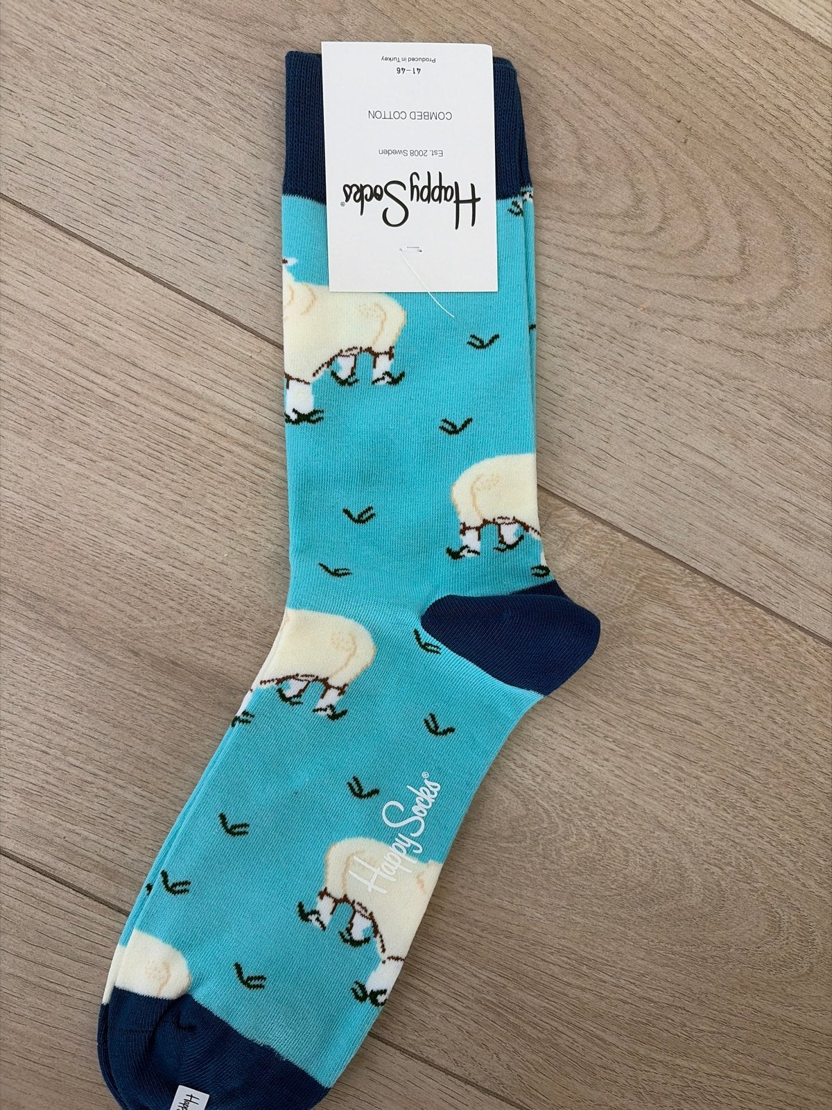 Happy Socks met schapenprint - Nieuw, Sokken en Kniesokken, Nieuw, Overige maten, Verzenden