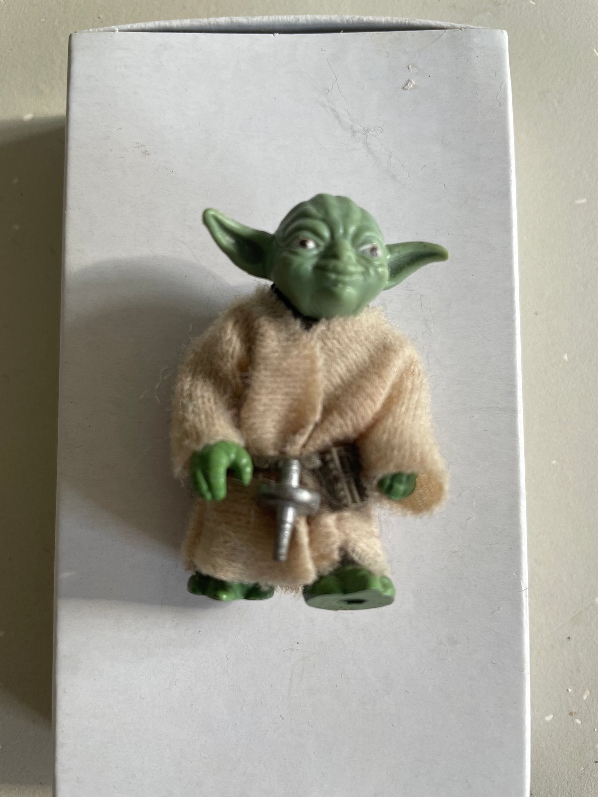 Vintage Star Wars Yoda (1980 Kenner) – Zeldzame Pac-Man Eyes, Ophalen of Verzenden, Gebruikt, Actiefiguurtje