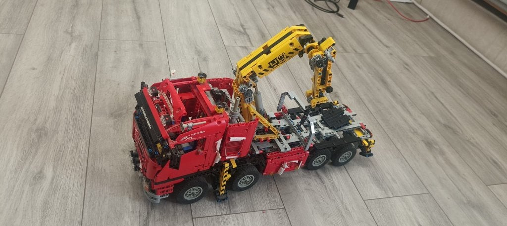 lego technic kraanwagen (8258), Ophalen, Gebruikt, Lego, Complete set
