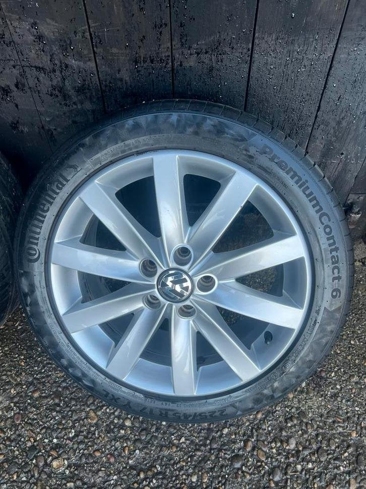 Originele Volkswagen porto velgen 17? zomerset 5x112 golf, Gebruikt, Banden en Velgen, Niet ingevuld, 17 inch