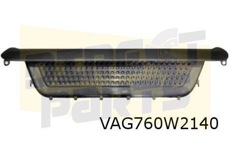 Volkswagen Amarok (9/10-) Treeplank op achterbumper (9B9 sat