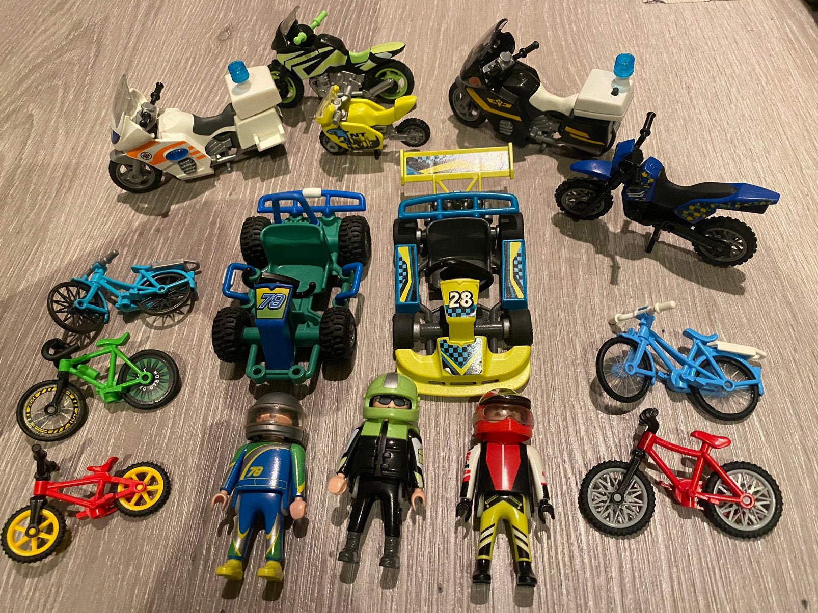Playmobil motor quad fiets, Ophalen of Verzenden, Zo goed als nieuw