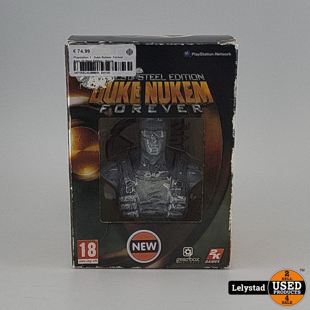 Playstation 3 Duke Nukem: Forever Balls Of Steel Edition | N, Playstation, Gebruikt, Support@playstation.com, 2207 Bridgepointe Parkway
San Mateo, CA 94404
United States