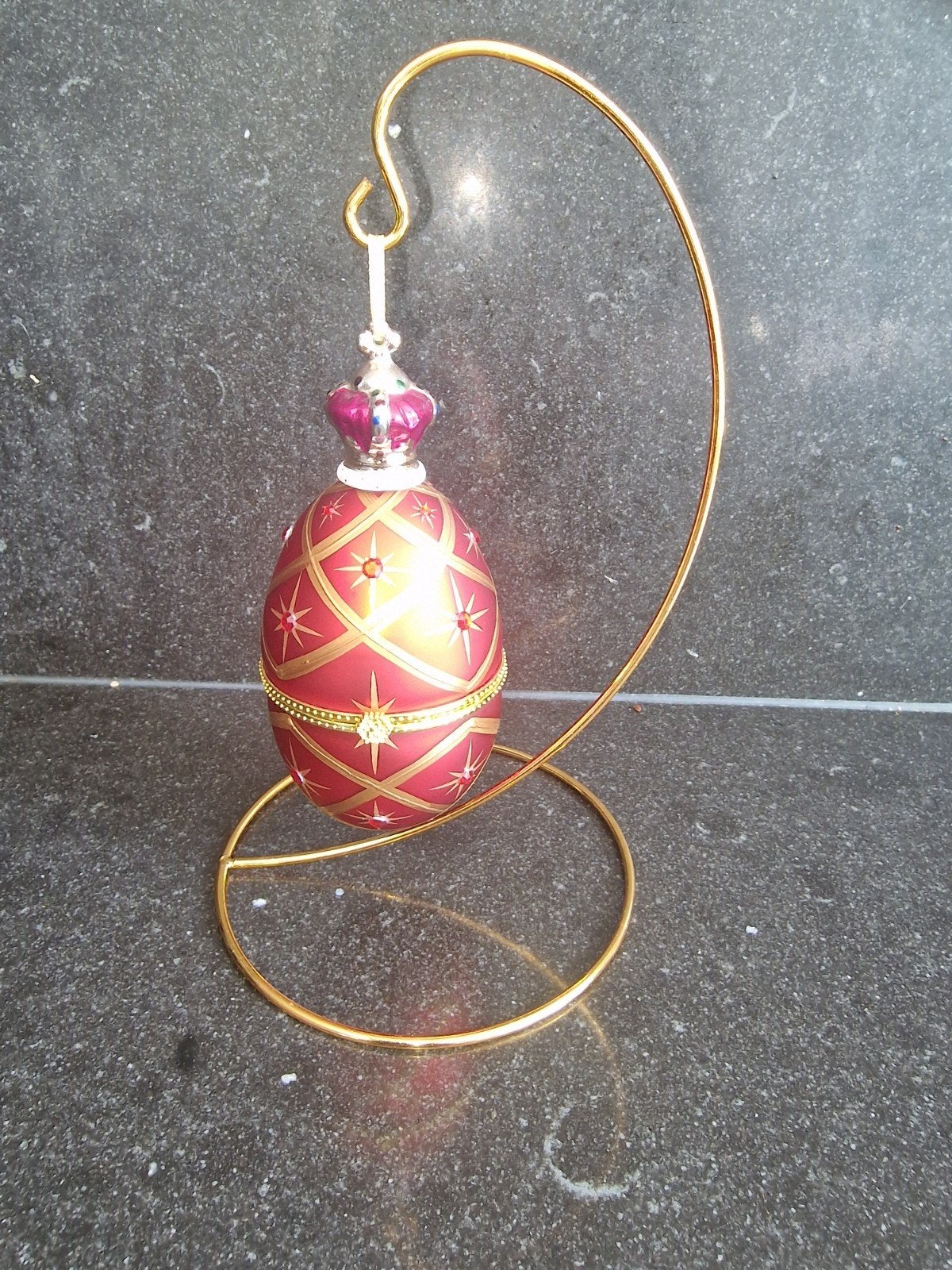 Alfredo Pauly Schmuck Ei NEU - Decoratief Ei met Standaard, Ophalen of Verzenden, Nieuw