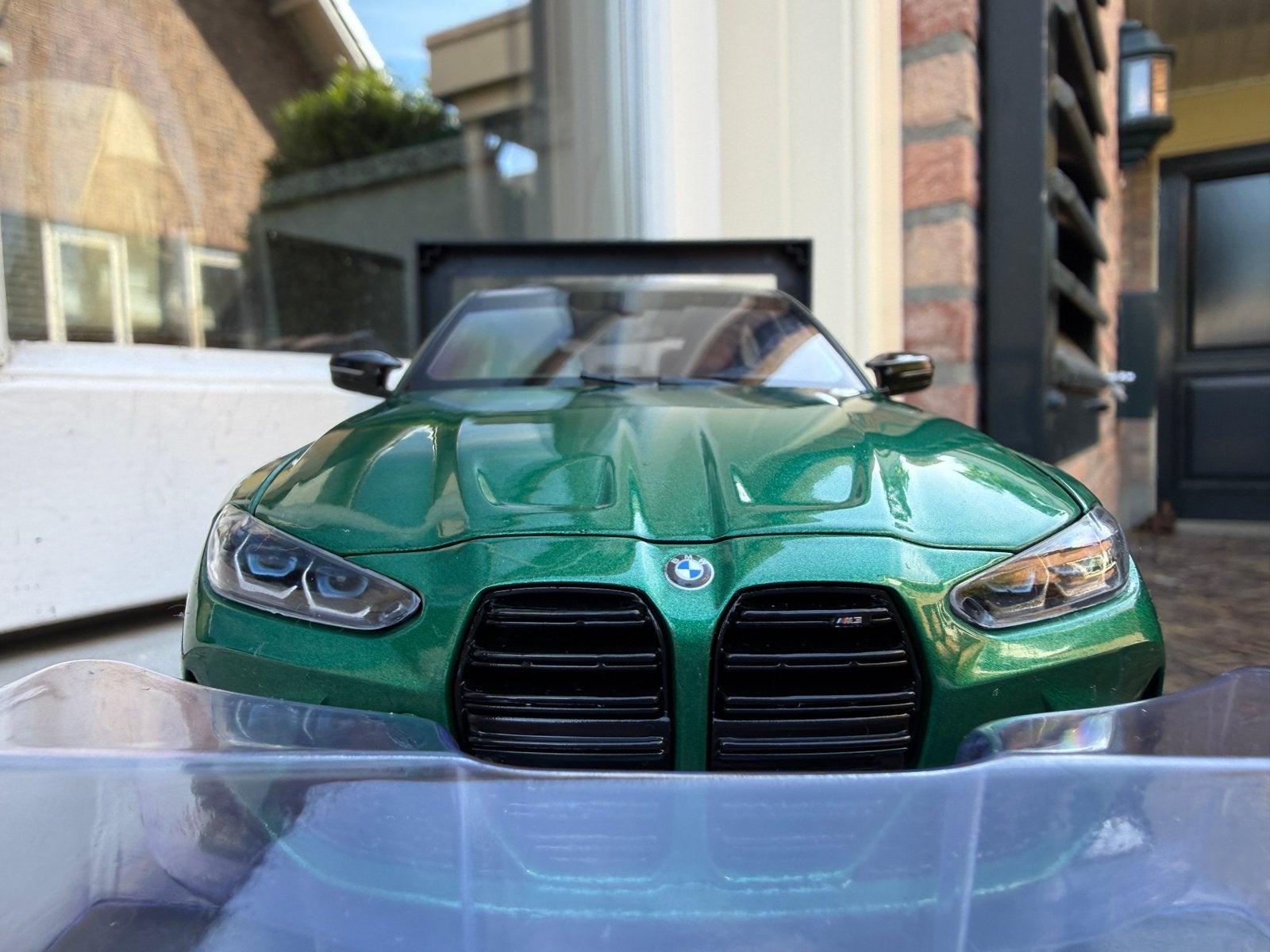 1:18 BMW M3 Sedan G80 groen 2020 Minichamps Dealerversie, Hobby en Vrije tijd, Modelauto's | 1:18, Minichamps, Auto, Ophalen of Verzenden