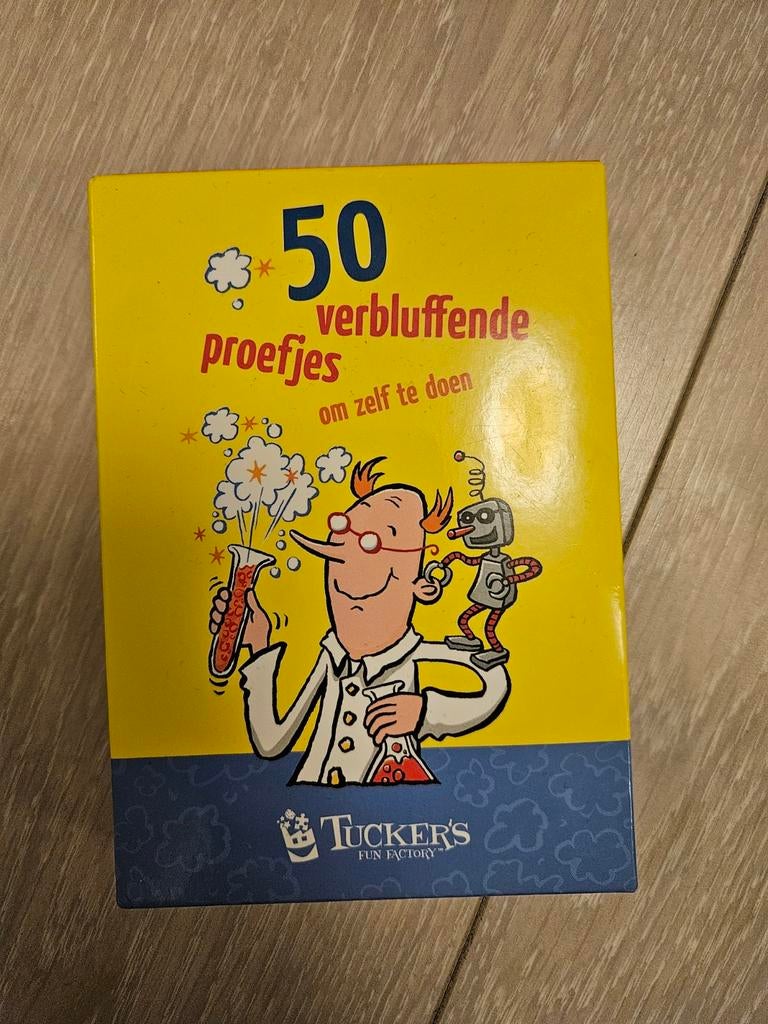 50 Verbluffende Proefjes Kaartenset voor Kinderen, Kinderen en Baby's, Speelgoed | Educatief en Creatief, Ophalen of Verzenden
