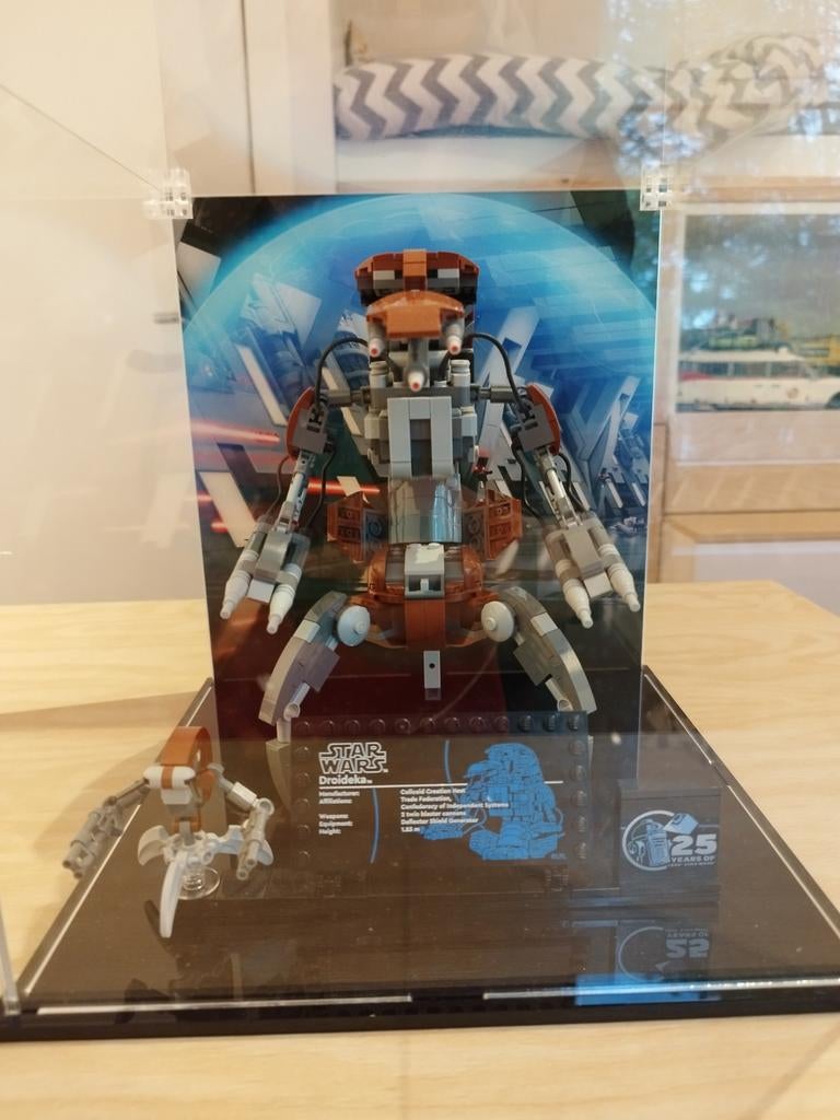 Unique Display Case voor Lego Droideka 75381 of andere sets, Ophalen of Verzenden, Zo goed als nieuw, Accessoire