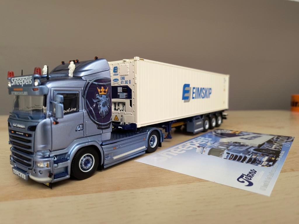 Tekno Scania Sneepels, Ophalen of Verzenden, Zo goed als nieuw, Bus of Vrachtwagen, Tekno
