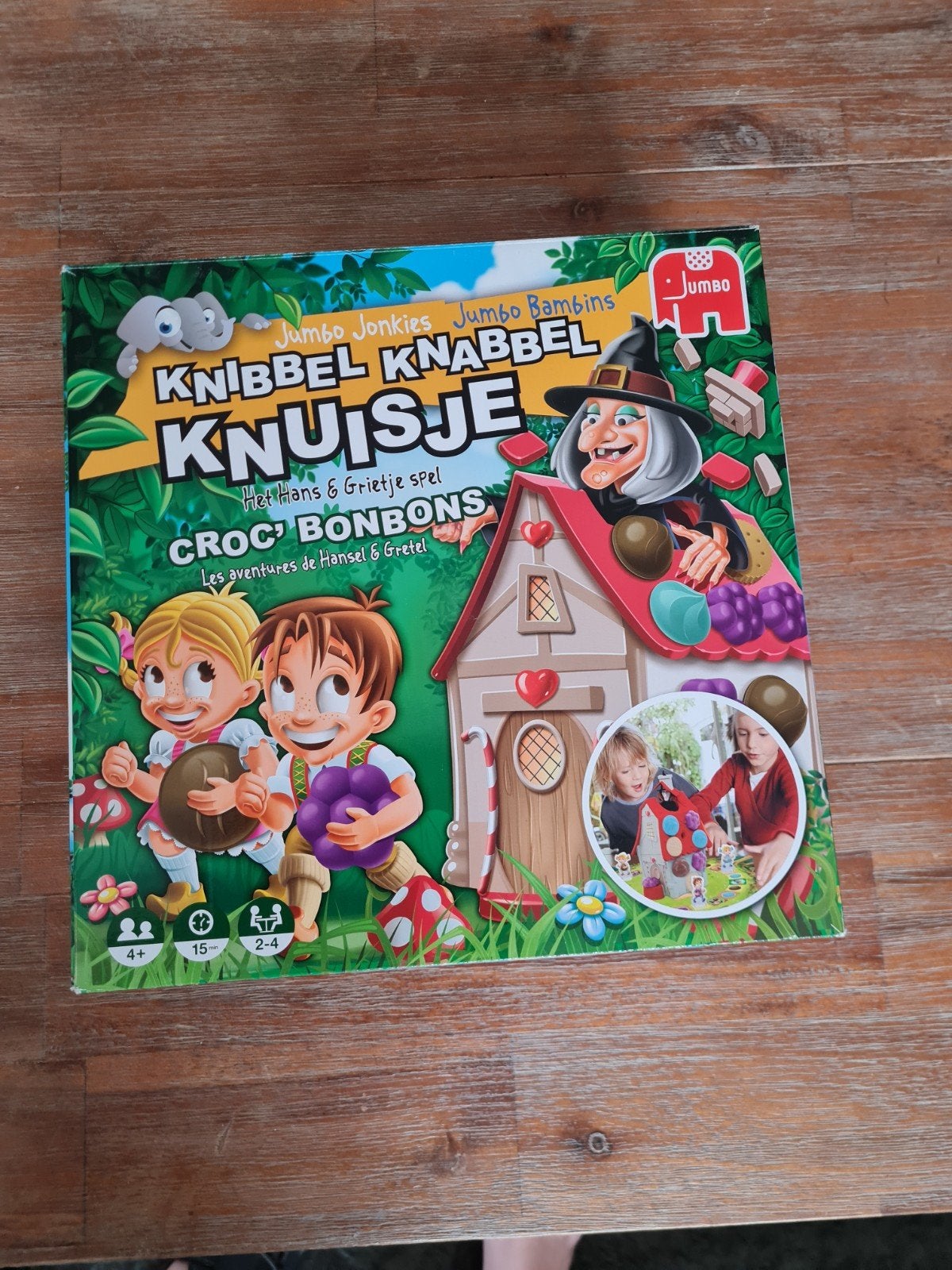Jumbo Knibbel Knabbel Knuitje - Hans en Grietje spel, Drie of vier spelers, Ophalen, Gebruikt, Jumbo