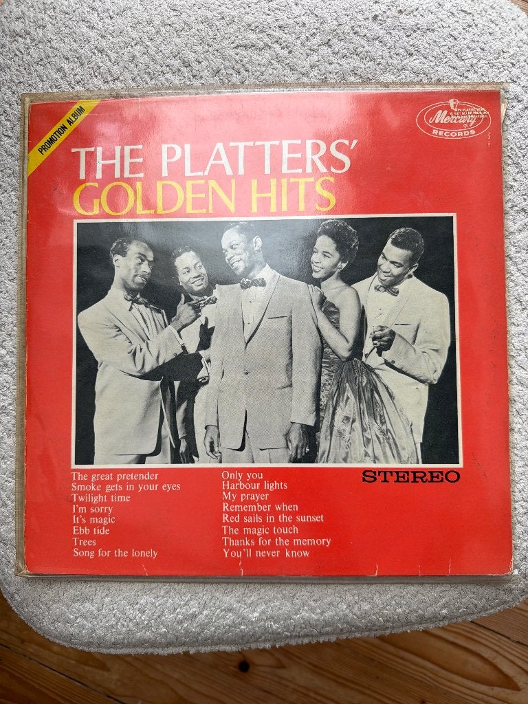 The Platters Golden hits, LP, Gebruikt, Inclusief binnenhoes, Ophalen of Verzenden