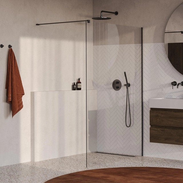 Brauer Oblivion Inloopdouche 130x200cm Gunmetal PVD Nieuw, Ophalen