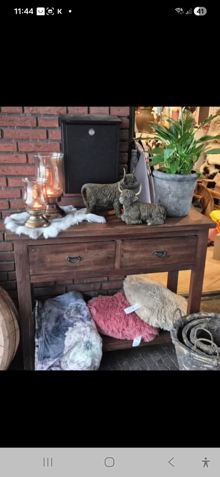 Prachtige sidetable - 100cm breed, Ophalen, 50 tot 100 cm, Nieuw, Landelijk