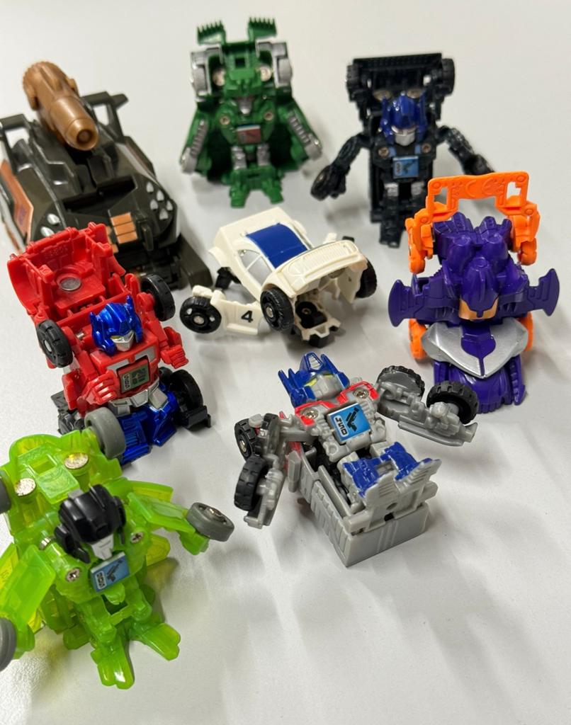 8 stuks Transformers mini-bots battle bot lot - 8 figuren, Verzamelen, Transformers, Ophalen of Verzenden, Zo goed als nieuw, H
