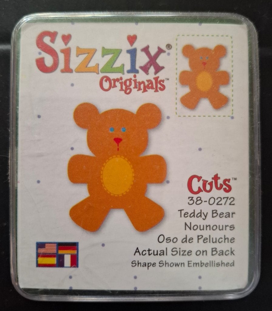 Sizzix snijmal Teddybeer, Ophalen of Verzenden, Zo goed als nieuw, Frame of Mal, Sizzix