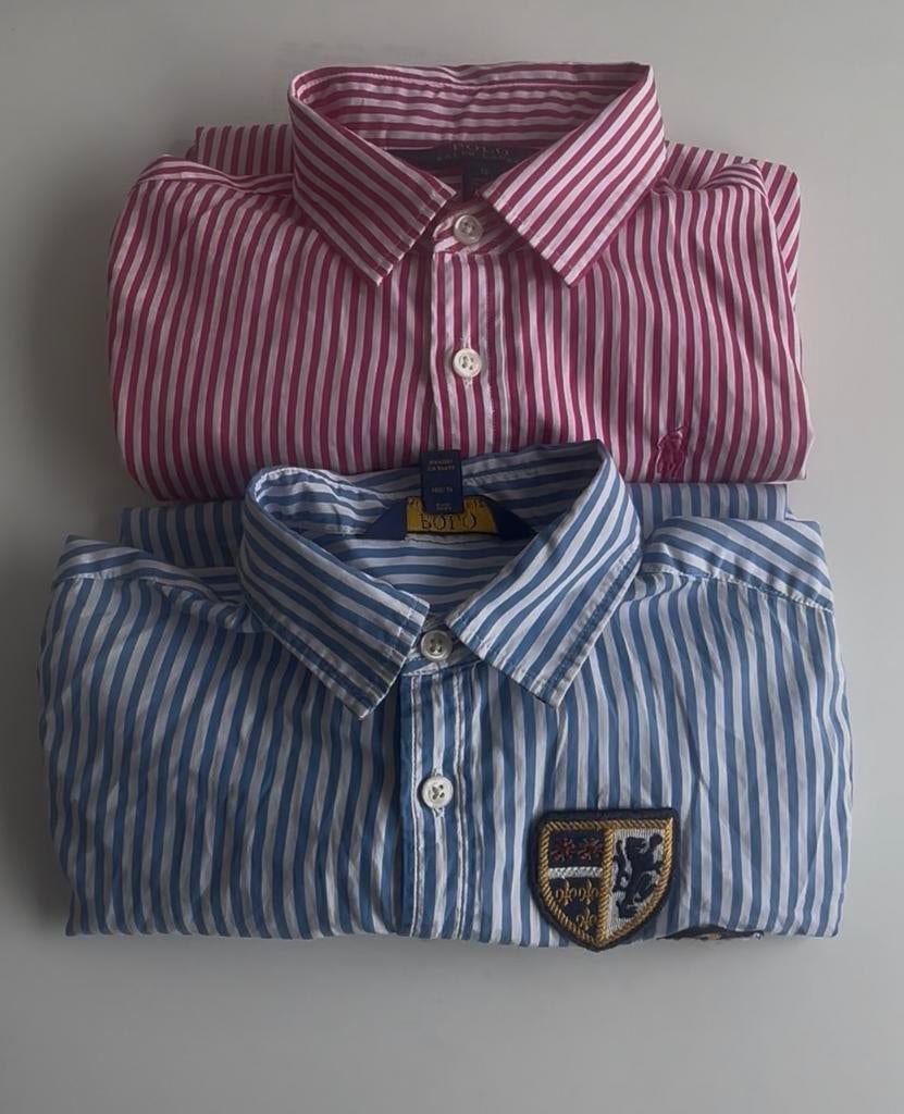 Ralph Lauren blous, Ophalen of Verzenden, Zo goed als nieuw, Meisje, Overhemd of Blouse