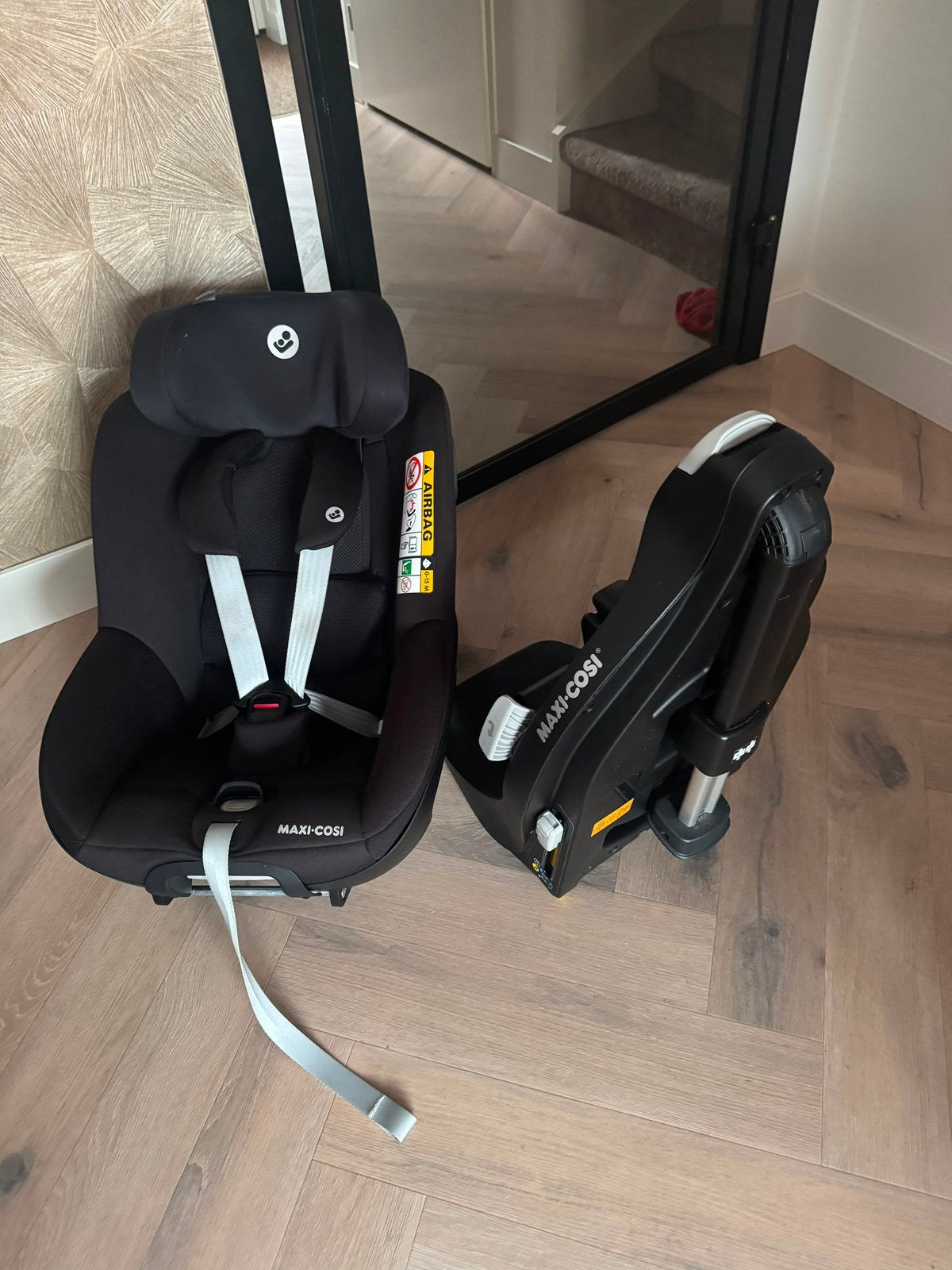 Maxicosi Pearl 360 + 360 base, Kinderen en Baby's, Autostoeltjes, Ophalen, Gebruikt, 9 t/m 18 kg, Isofix