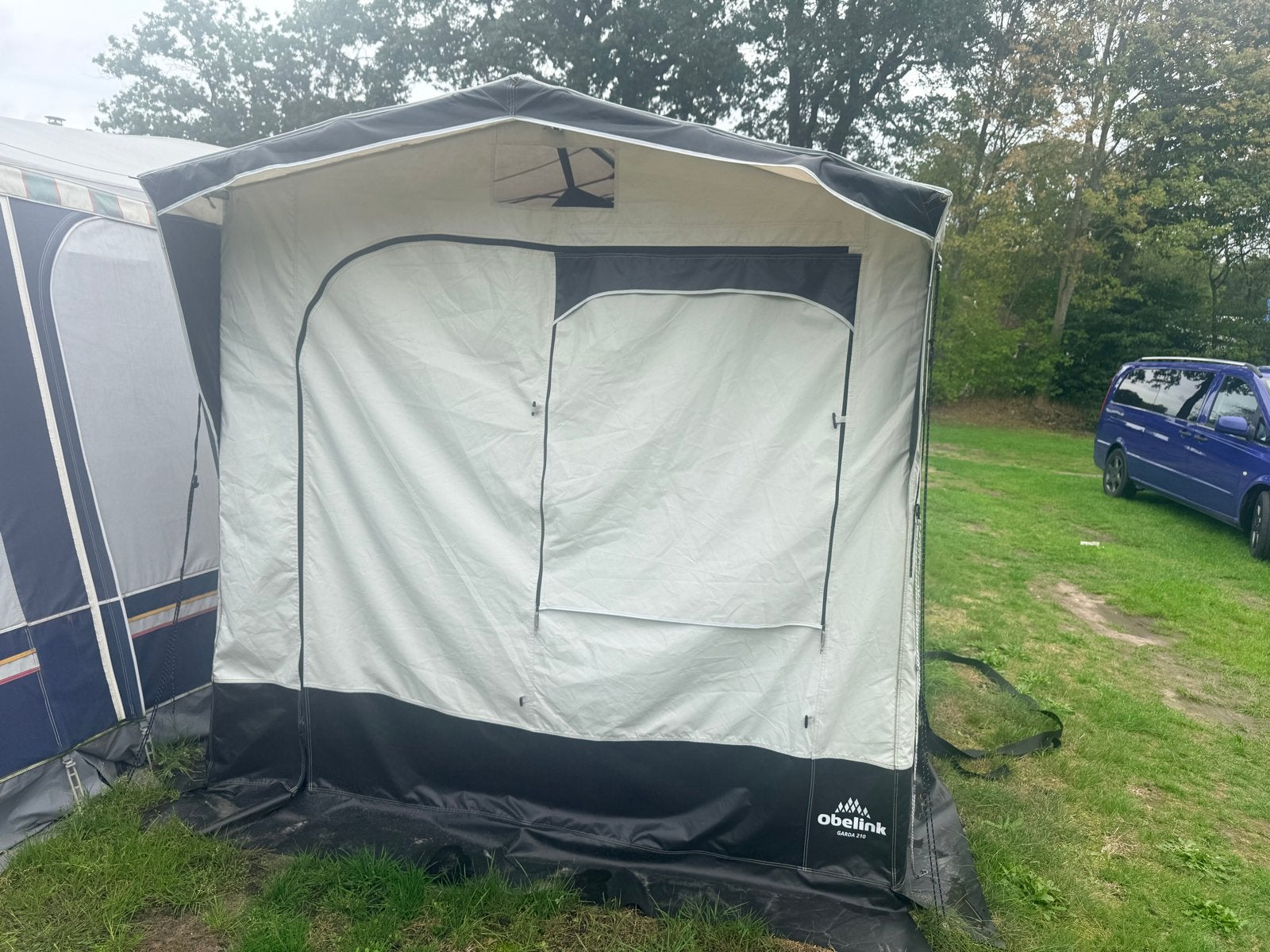Obelink Garda schuurtent/keukentent, Caravans en Kamperen, Ophalen of Verzenden, Gebruikt, Tot en met 2