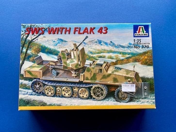 Italeri	370	SWS with FlaK 43	1/35 incl alu loopje, Tank, Italeri, Verzenden, 1:32 tot 1:50