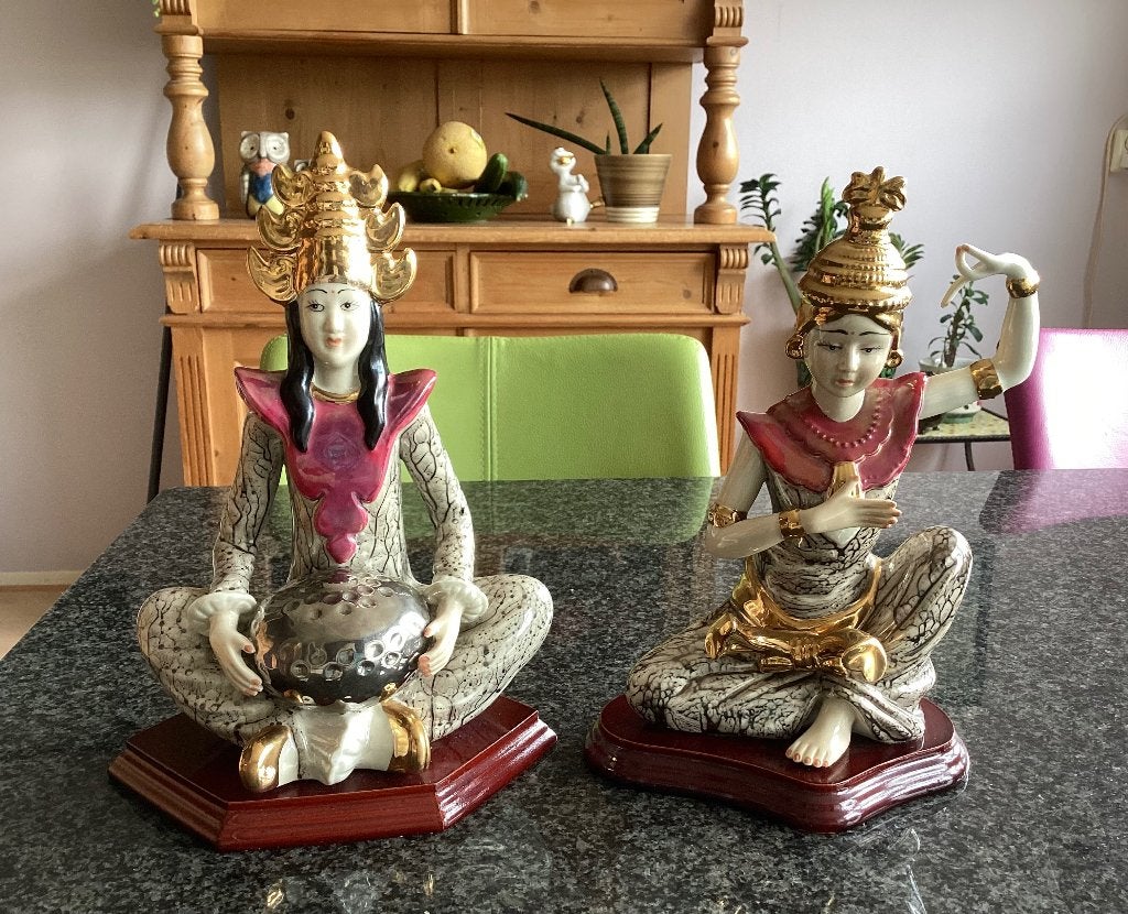 Beeld, godin, hindoeïsme, Shiva/Parvati, vintage, 20 - 50 cm, Steen of Keramiek, Beeld, Klassiek