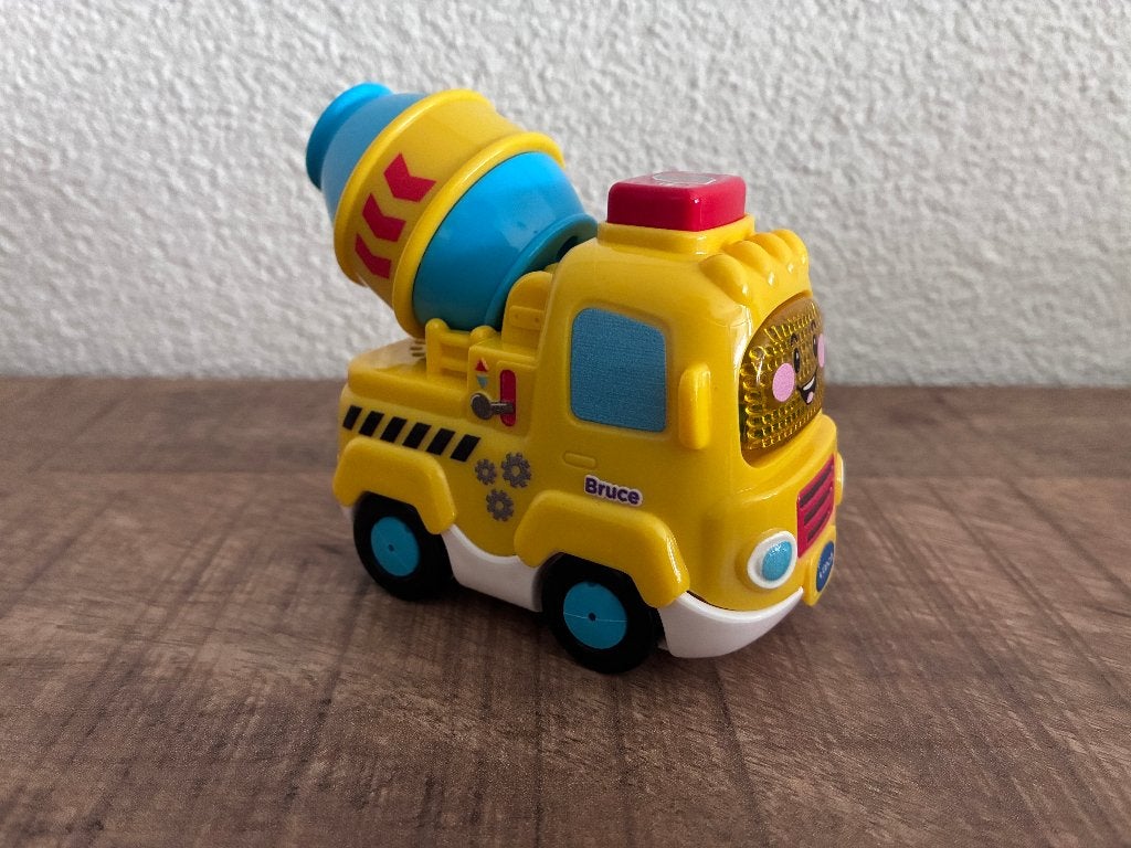 Vtech Toet Toet auto's Bruce Betonwagen in PRIMA staat., Ophalen of Verzenden, Gebruikt, 2 tot 4 jaar