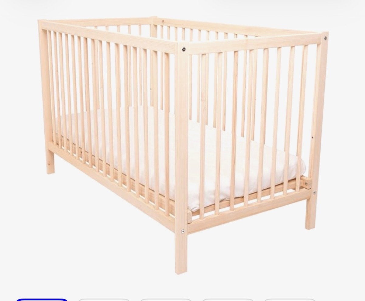 Ikea Houten ledikantje met matras, Ophalen, Gebruikt, Ledikant