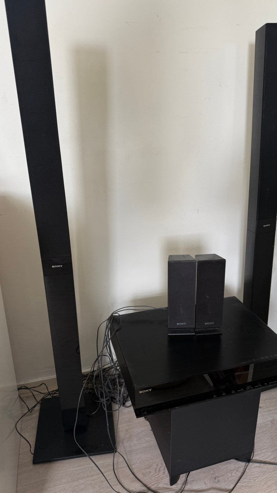 Sony HBD-E870 Blu-ray Home Cinema Systeem, Ophalen, Gebruikt, Blu-ray-speler, 70 watt of meer