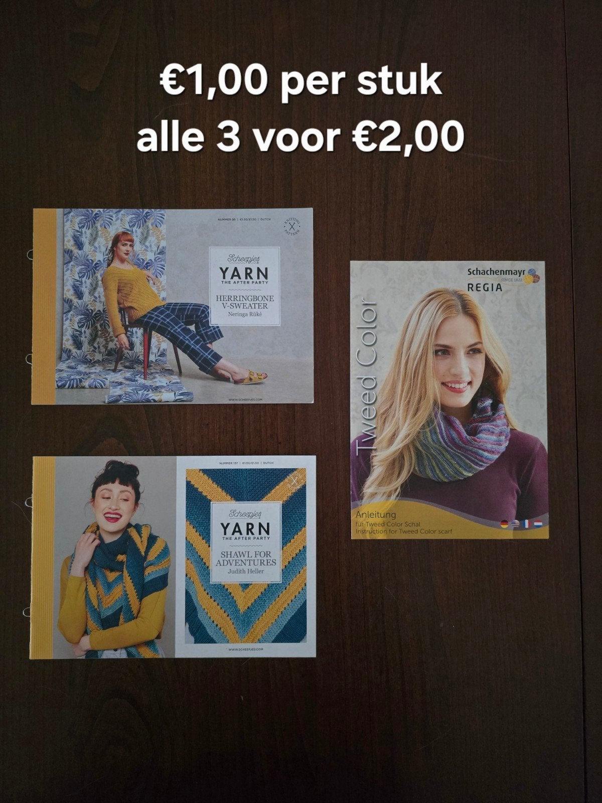 Breipatronen Scheepjes Yarn: Trui, Col & Omslagdoek, Ophalen of Verzenden, Nieuw, Breien, Patroon of Boek