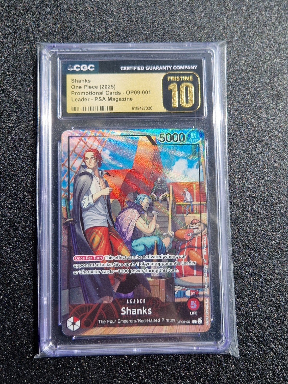 Shanks promo CGC 10, Ophalen of Verzenden, Zo goed als nieuw