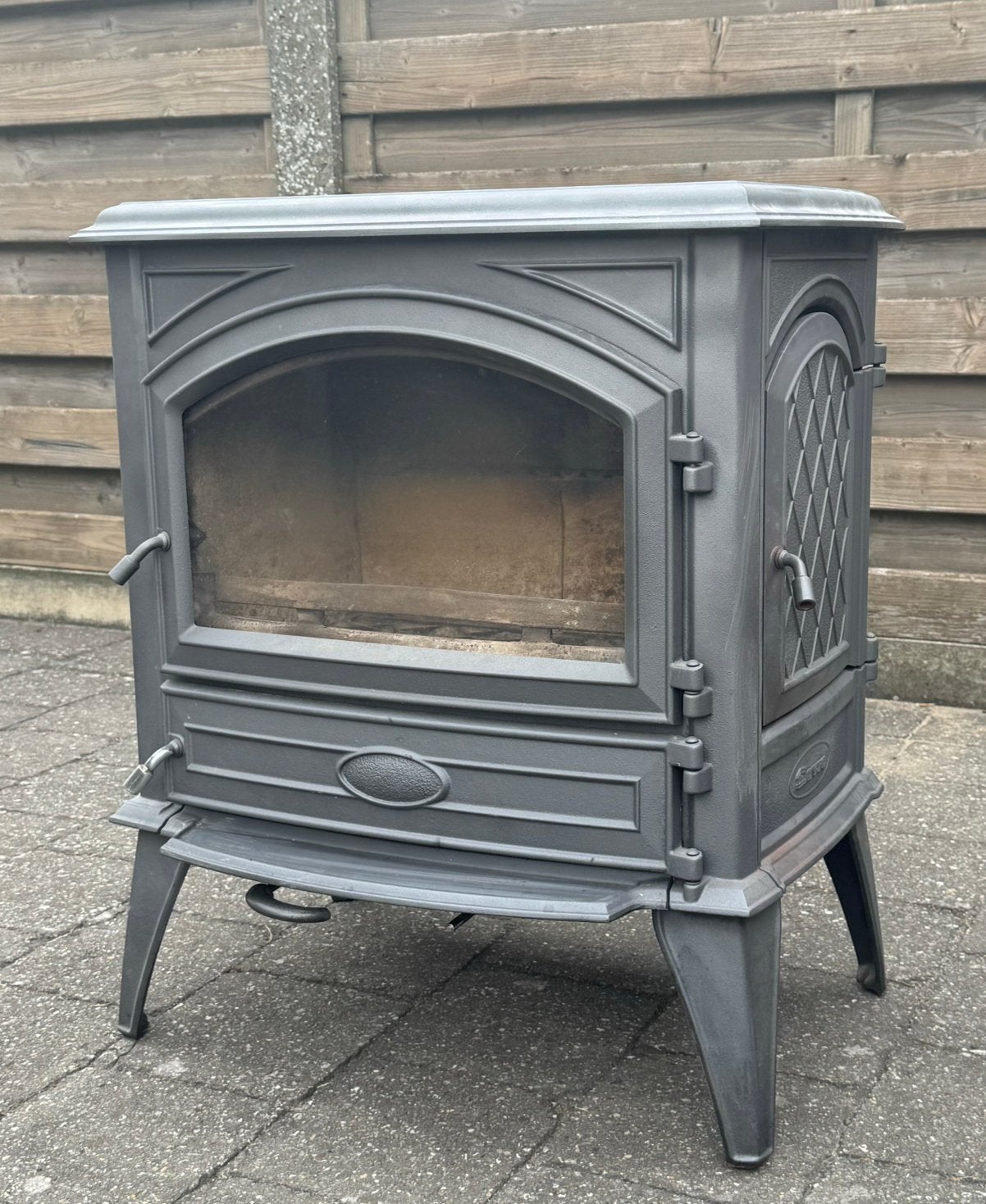 Houtkachel Dovre 640cb 9kw, Huis en Inrichting, Ophalen, Gebruikt, Hout, Houtkachel