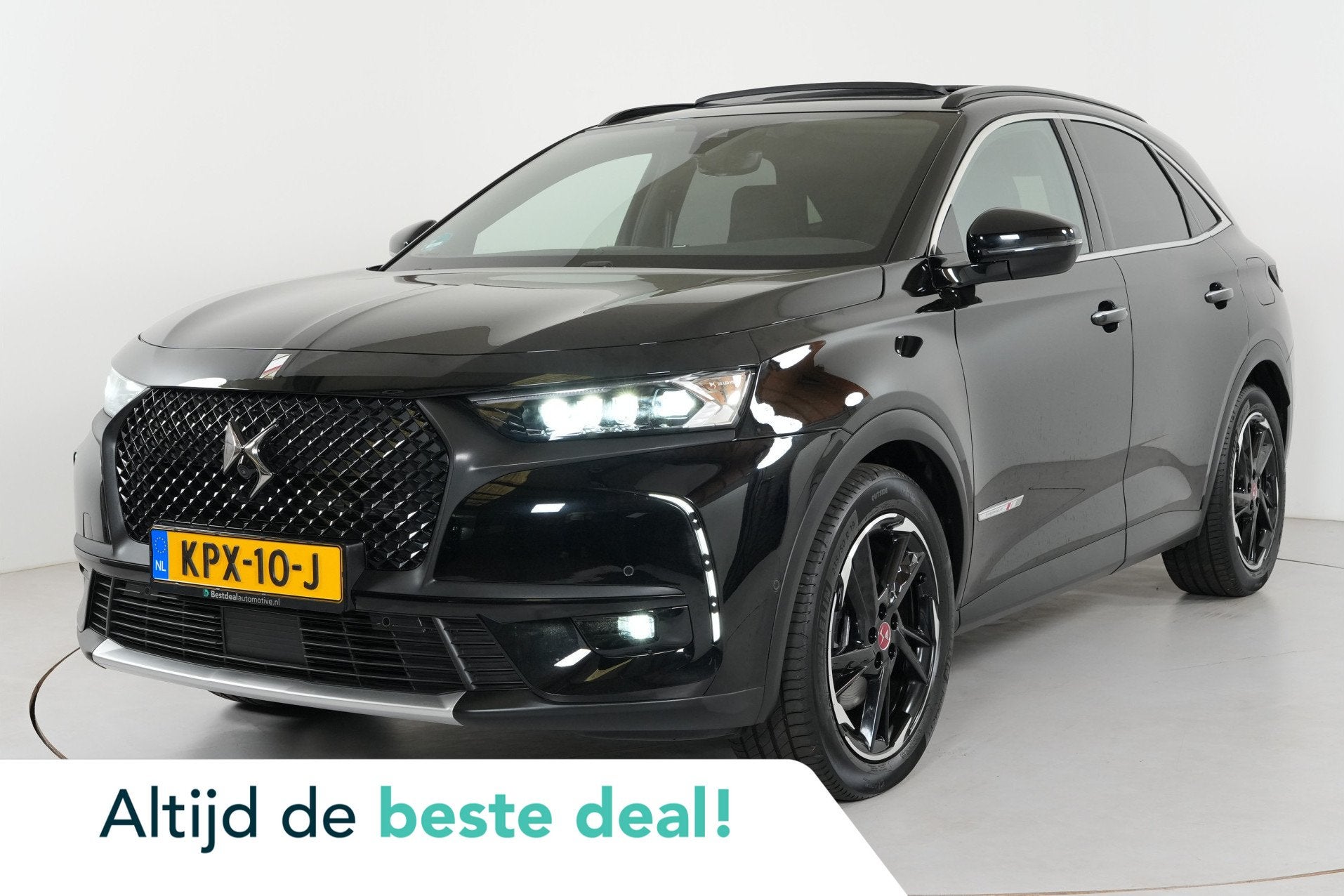 DS 7 E-Tense Performance Line 225 pk PHEV | Pano | Nachtzich, Auto's, DS, 4 cilinders, Automatische klimaatregeling, Zwart, Plug-in hybride