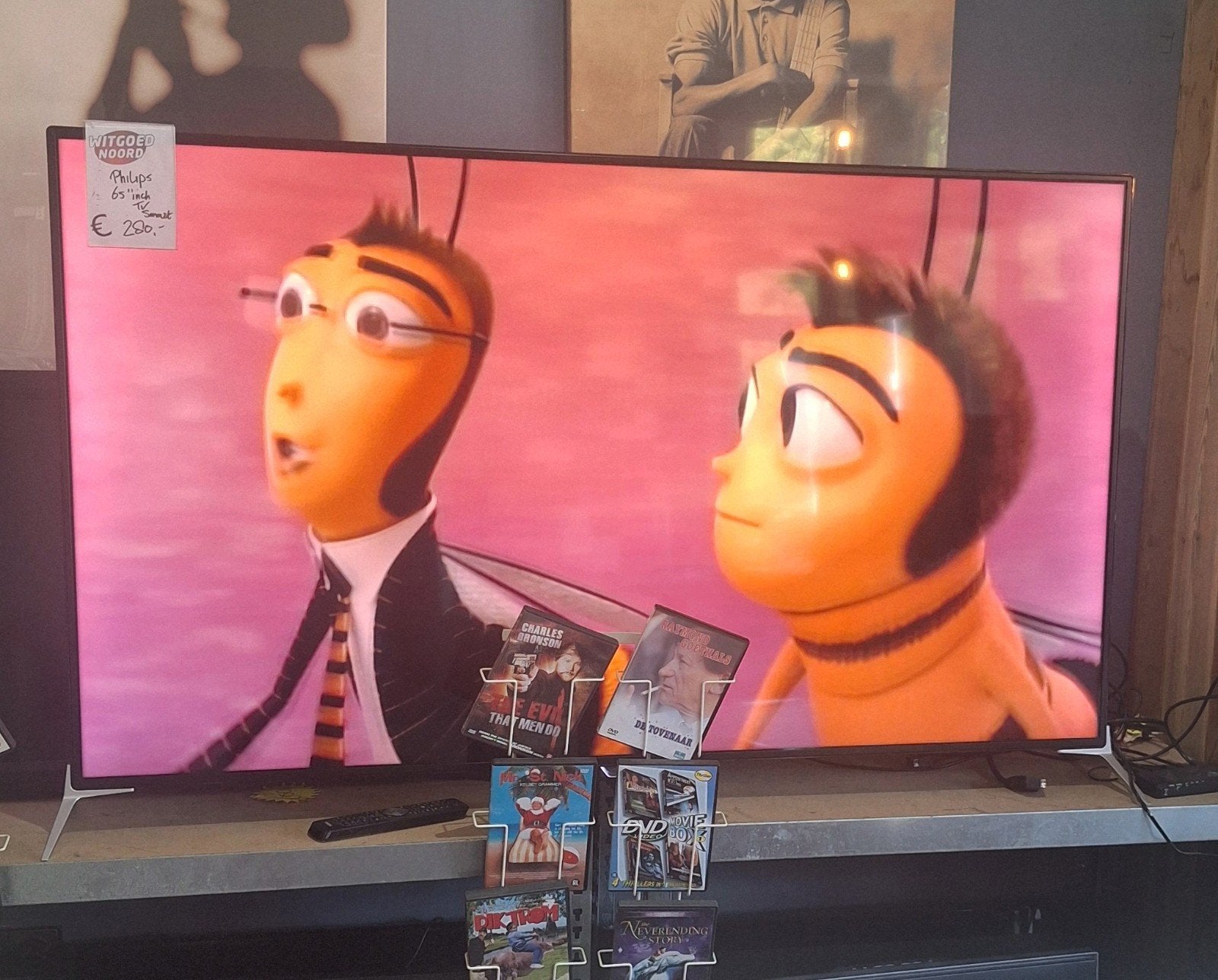 philips 65 inch smart tv., Philips, Gebruikt, Ophalen of Verzenden, 100 Hz
