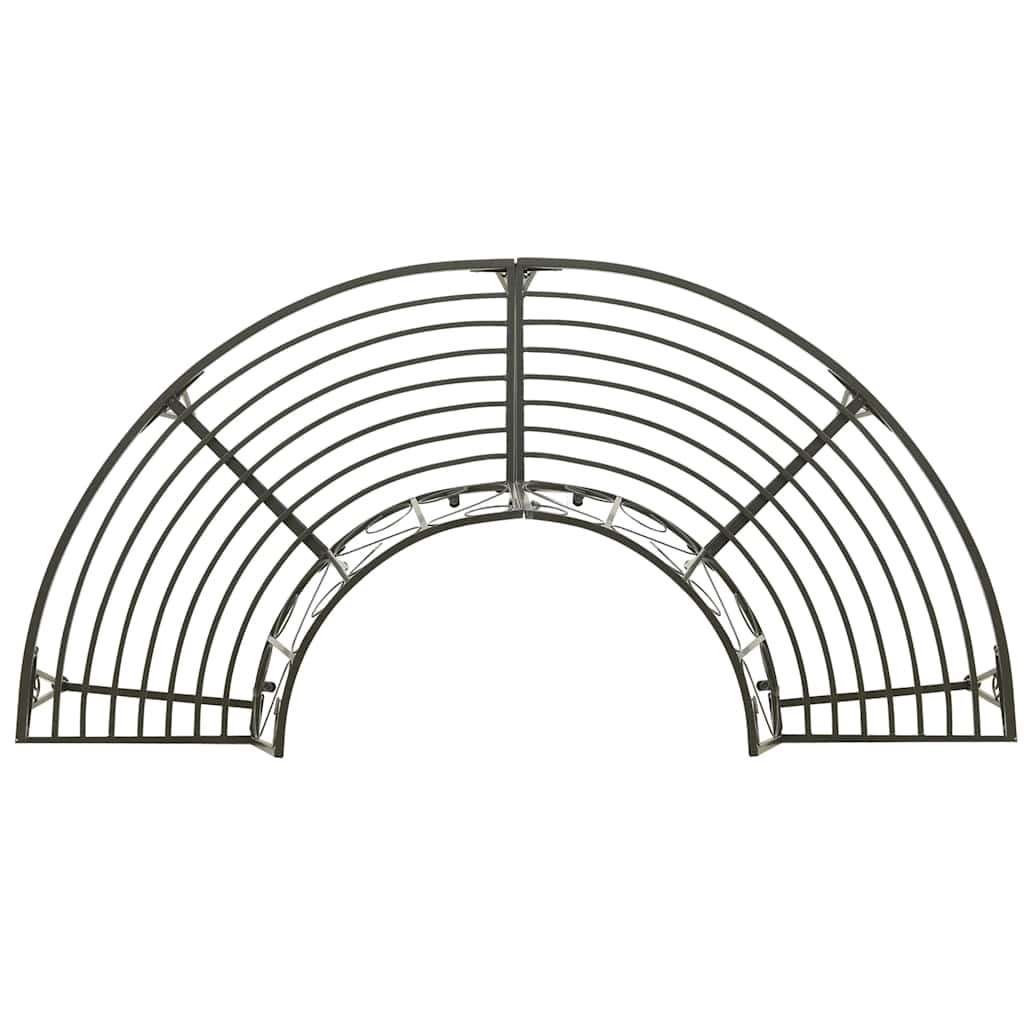 Boombank parkbank halfrond ijzer ø160 grijs GRATIS BEZORGD!, Verzenden, Nieuw, Nvt, Nvt