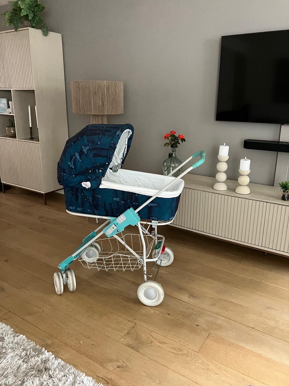 kinderwagen/wandelwagen (vintage) met accessoires, Ophalen, Gebruikt, Kinderwagen, Overige merken