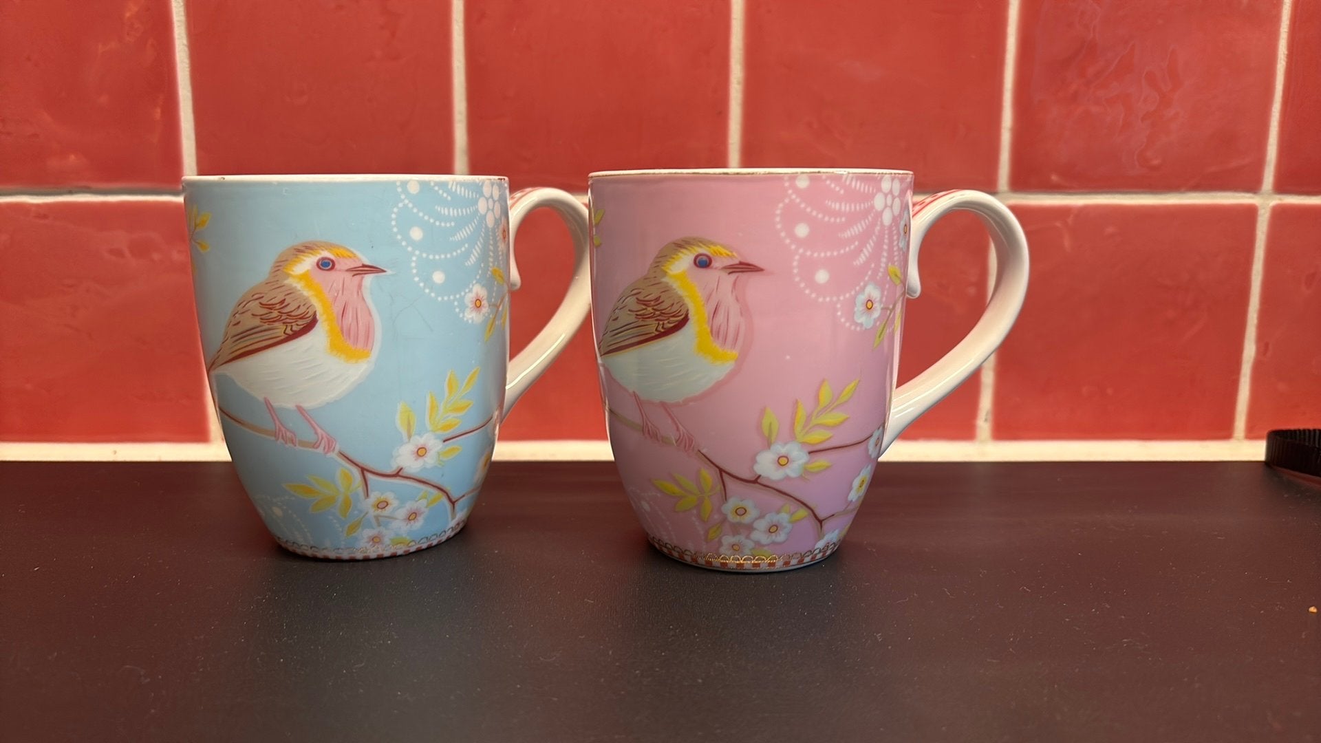 Pip koffiemok 2x, Gebruikt, Pip Studio, Overige stijlen, Porselein