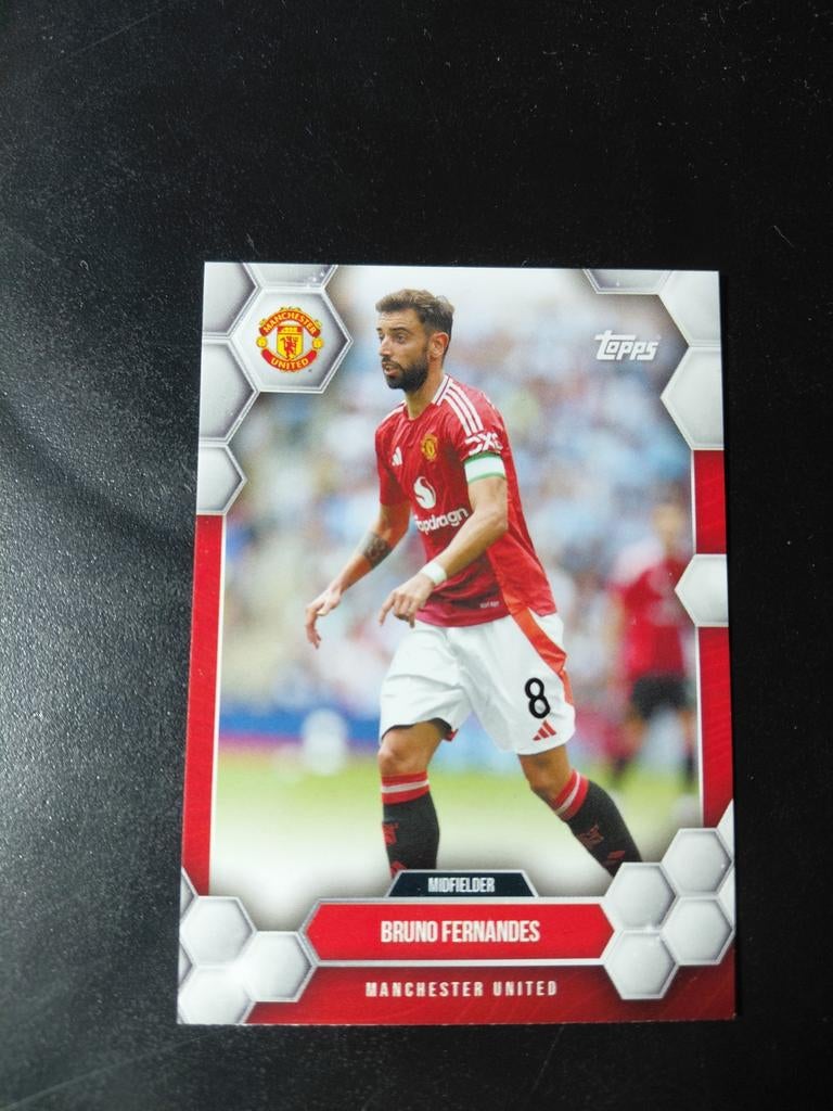 Bruno fernandes (manchester united) topps, Ophalen of Verzenden, Nieuw, Buitenlandse clubs, Spelerskaart