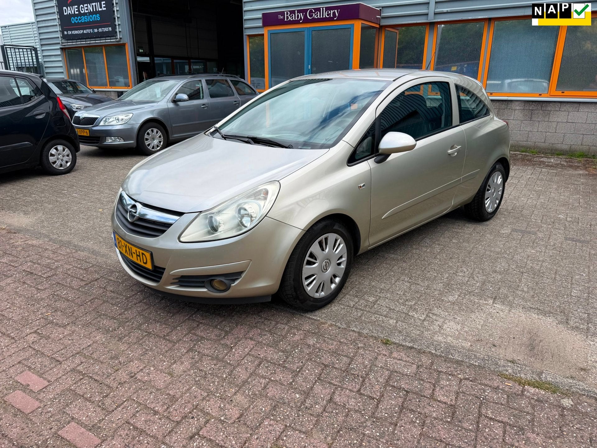Opel Corsa 1.2-16V Enjoy Airco Inruil Mogelijk, Voorwielaandrijving, 450 kg, 4 cilinders, 1229 cc