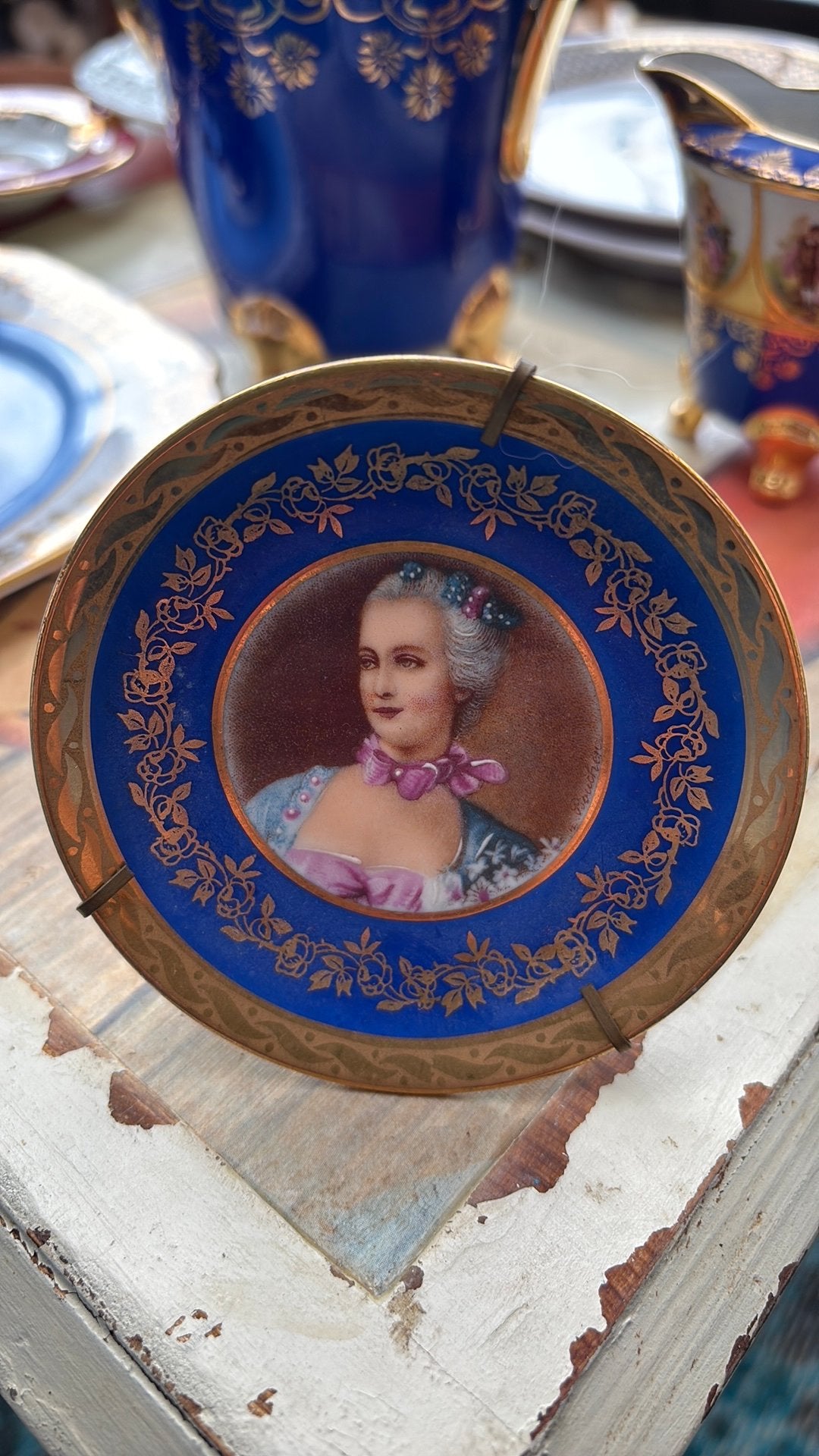 Limoges porseleinen sierbordje, Ophalen of Verzenden