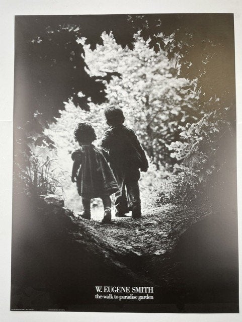 poster Eugene Smith The walk to paradise garden 1946 (1980's, Ophalen of Verzenden, Zo goed als nieuw, Minder dan 50 cm, Foto of Poster