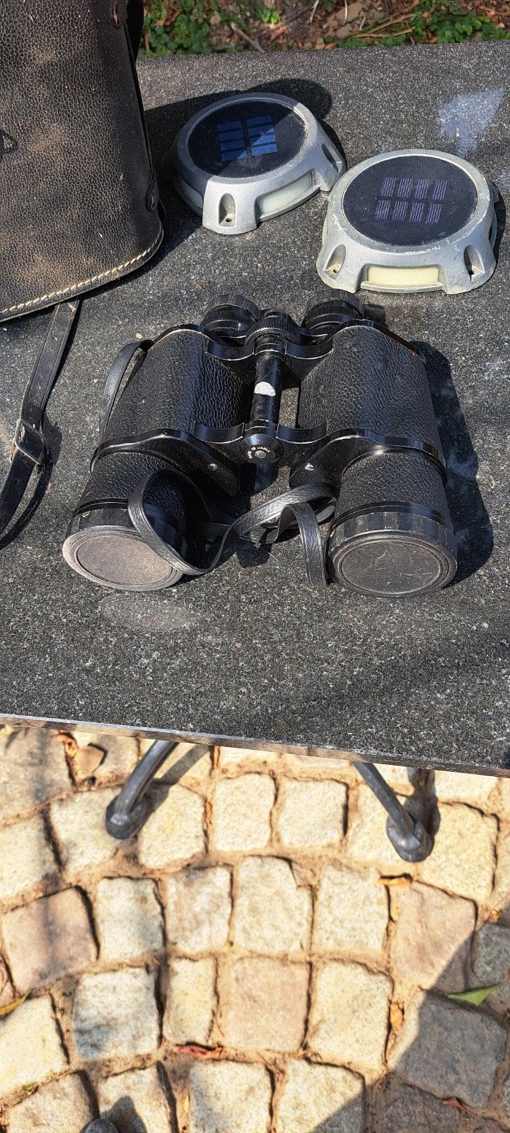 Pollux 7x50 verrekijker met hoes, Gebruikt, Minder dan 8x, Met hoes of tas, Porro (met knik)
