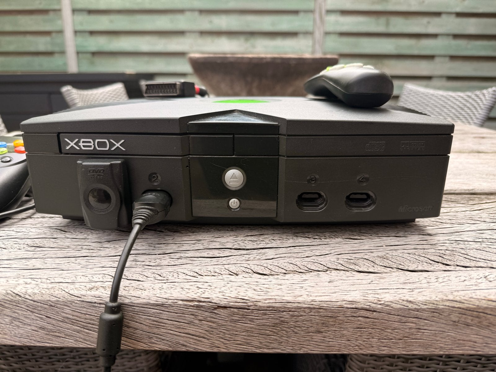 Originele Xbox console met controller en games, Ophalen of Verzenden, Gebruikt, Met 1 controller, Met games
