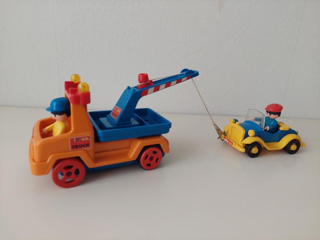 Sleepwagen met auto van Play O.K., Ophalen of Verzenden, Gebruikt, Jongen of Meisje