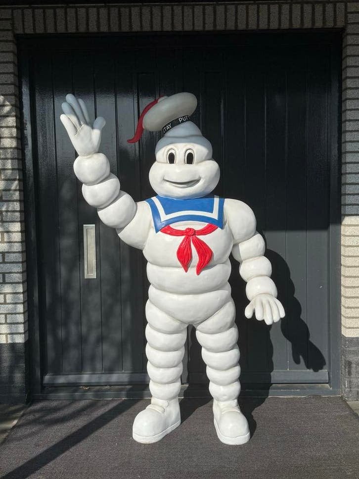 Mega grote Michelin Marshmallow pop / beeld, Verzamelen, Ophalen, Gebruikt, Fantasy