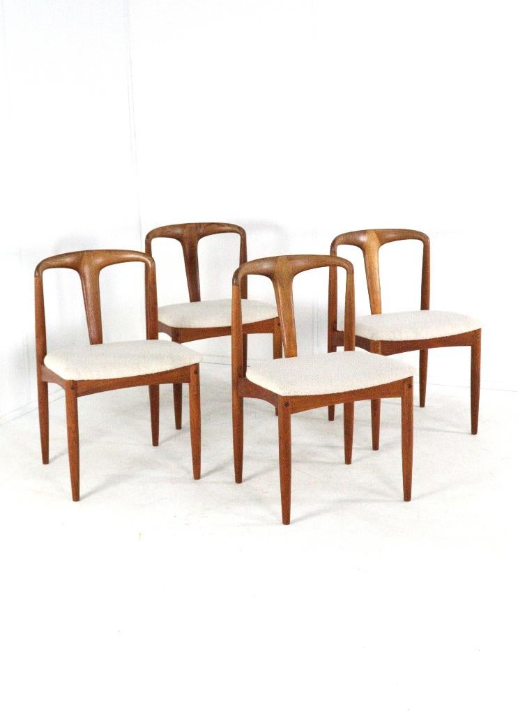 4x Johannes Andersen vintage stoel deens design - nieuwstaat, Gebruikt, Overige kleuren, -, Ophalen of Verzenden