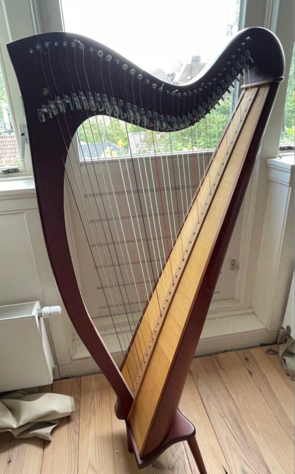 Prachtige Lutgerink Harp - in uitstekende staat, Muziek en Instrumenten, Snaarinstrumenten | Harpen, Ophalen, Zo goed als nieuw