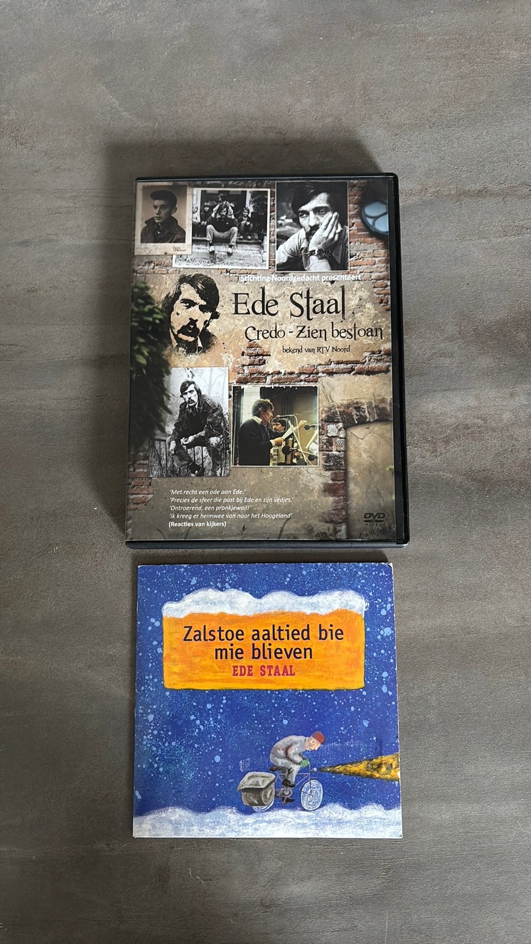 Ede Staal - Credo - Zien Bestoan DVD & CD (RTV Noord), Gebruikt, Nederlands, Alle leeftijden, Speciale editie