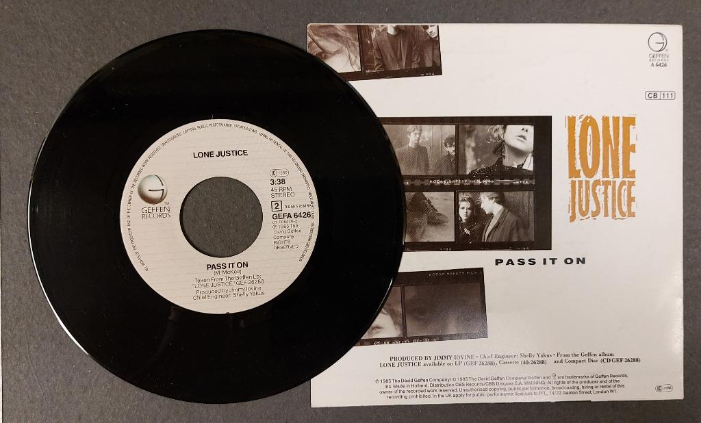 Lone Justice VINYL SINGLE Sweet sweet baby 1985 NIEUW, Fotohoes, Verzenden, Zo goed als nieuw, Pop