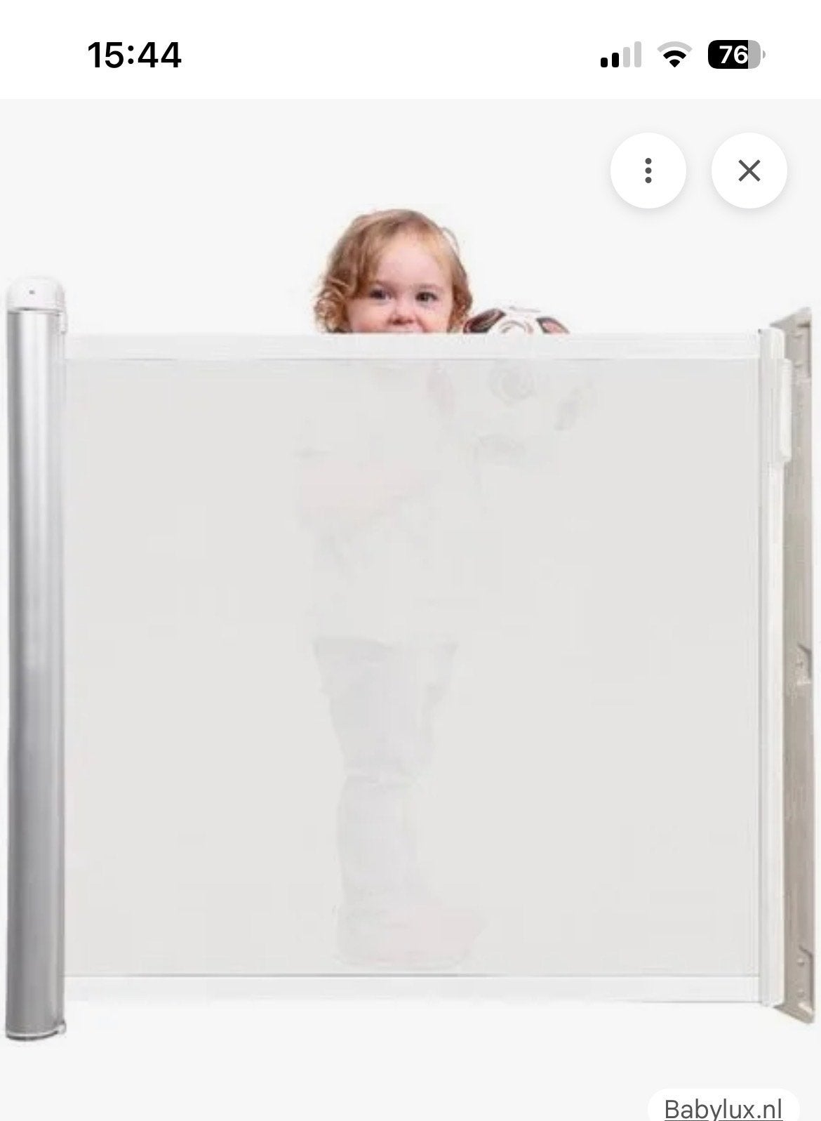 Lascal KiddyGuard Avant oprolhekje, Kinderen en Baby's, Traphekjes, Ophalen, Overige materialen, Gebruikt, Oprolhekje