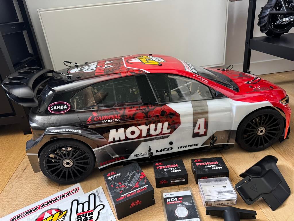 MCD XR5 FTR wedstrijd auto!, Hobby en Vrije tijd, Modelbouw | Radiografisch | Auto's, Ophalen, Benzine, Nieuw, Auto onroad