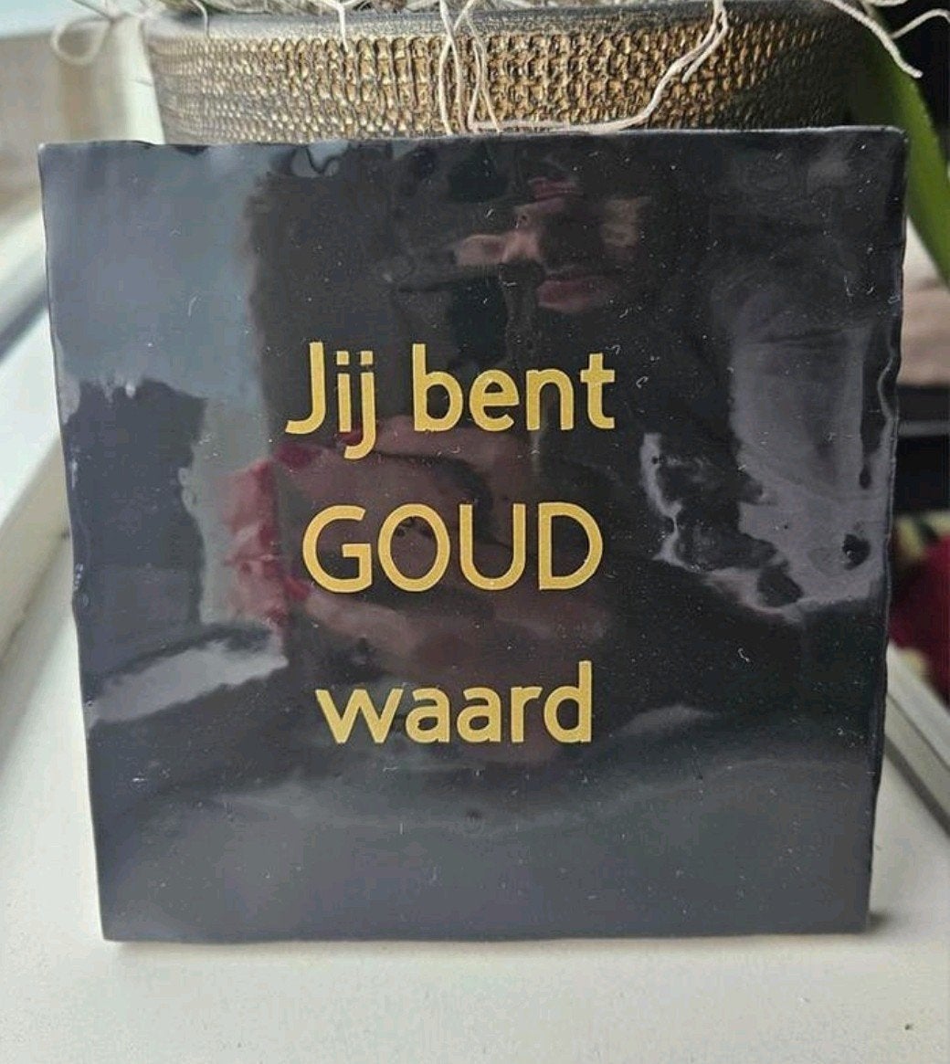 Tegeltje met tekst, Ophalen of Verzenden, Nieuw